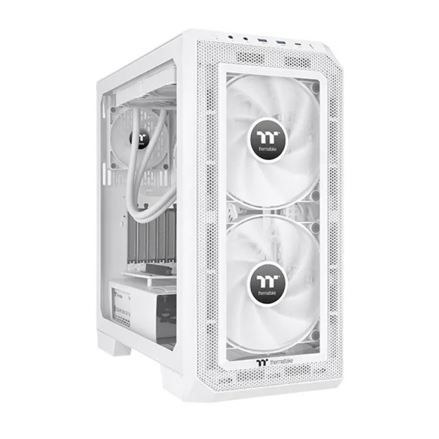 【Thermaltake 曜越】CT200系統散熱風扇 單顆包 黑白 20公分風扇 900RPM 線材串聯設計(CL-F17X-PL20XX-A)