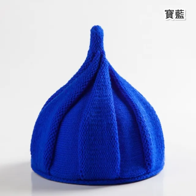 【橘魔法】旋轉毛線編織精靈帽(栗子帽 毛帽 帽子 配件 聖誕 大紅 過年 新年 中性款 男童 女童 童裝 兒童)