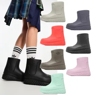 【adidas 愛迪達】厚底雨鞋 Adifom Superstar Boot W 女鞋 膠鞋 增高 貝殼頭 休閒鞋 單一價(IE0387)