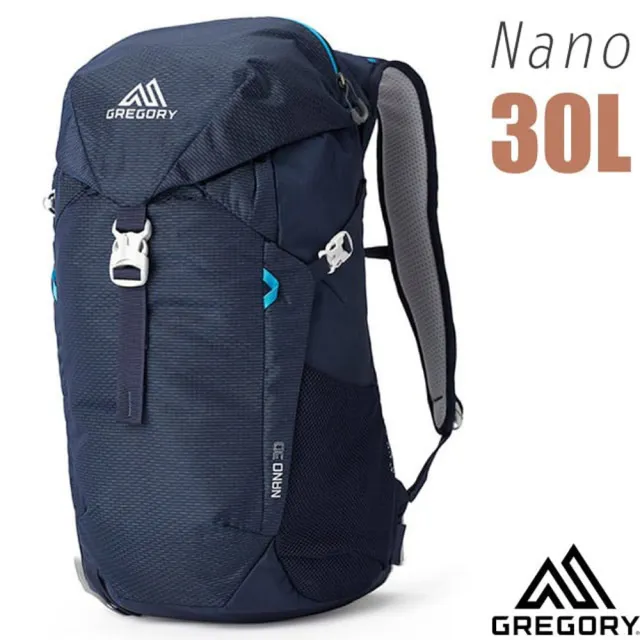 【Gregory】NANO 30 多功能休閒後背包/平板電腦隔間.減壓透氣背板(146838-D243 亮海軍藍)