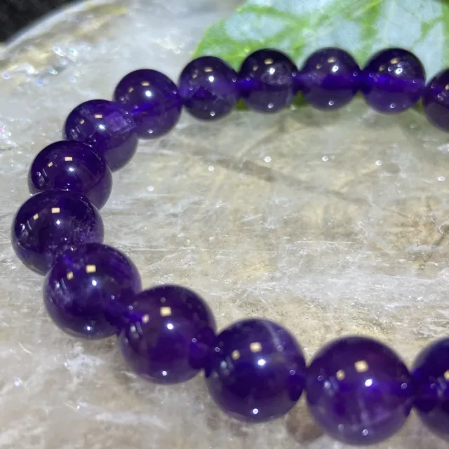 【Cozy 世界水晶原礦與茶】紫水晶 10mm+ 17-8(開發智慧 鎮定安神)