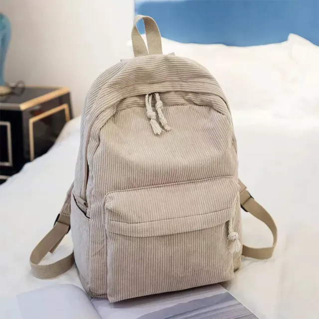 【SeasonsBikini 】雙11 燈芯絨雙肩大容量雙肩包後背包書包旅遊包電腦包-MO01