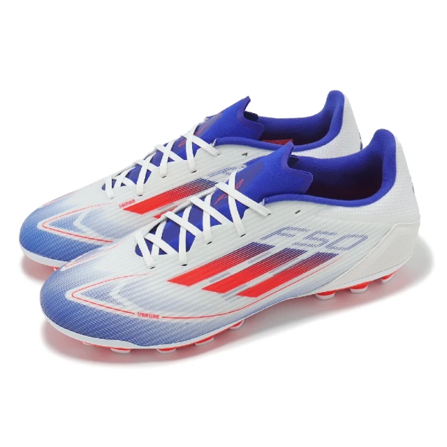 adidas 愛迪達 足球鞋 F50 League 2G/3G AG 男鞋 白 藍橘 抓地 人工草皮 運動鞋 愛迪達(IF1330)