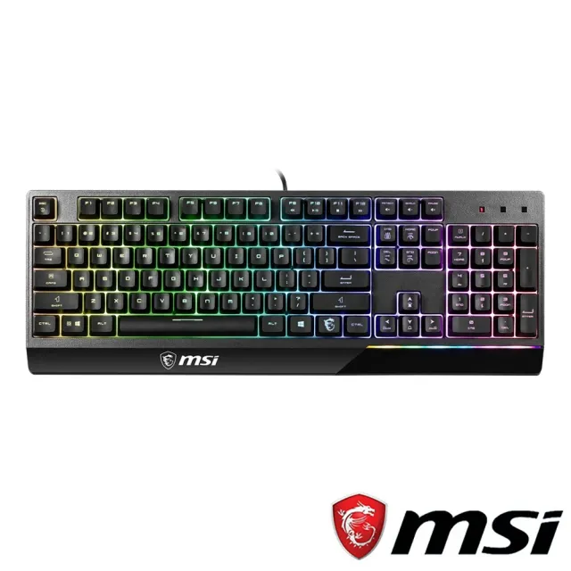 【MSI 微星】鍵鼠超值組★VIGOR GK30 電競鍵盤+Clutch GM08 電競滑鼠