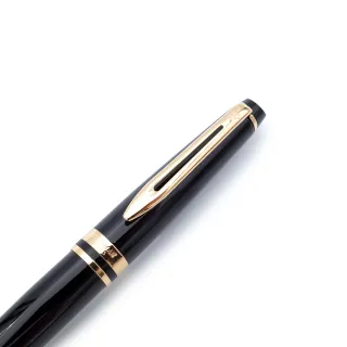 【WATERMAN】新版 權威系列 麗雅黑金夾 原子筆 法國製造(EXPERT系列)