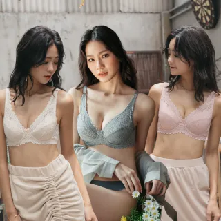 【玉如阿姨】超值3件組 - 輕薄服貼軟鋼圈內衣 3色任選★0674(舒適 女內衣 女內著 台灣製)
