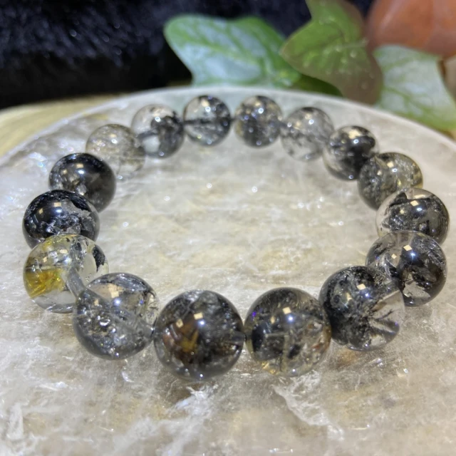 Cozy 世界水晶原礦與茶 黑櫻花瑪瑙 10mm+ 20-9