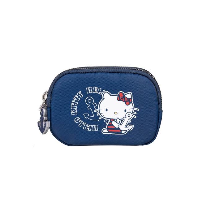 【HELLO KITTY】皇家航海-雙層零錢包-深藍(KT03J10NY)