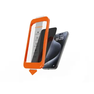 【TORRAS 圖拉斯】Insta-II Master iPhone 16/17高清滿版螢幕鋼化玻璃保護貼