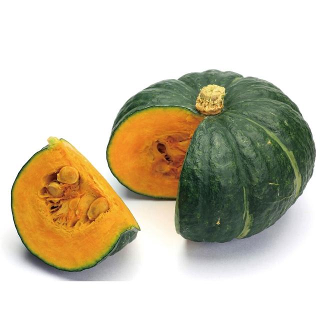 盛花園蔬果 雲林崙背栗子南瓜800g x3粒(日本種_在欉熟)