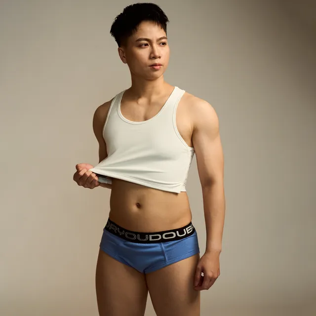 【DOUBLE】DOUBLE束胸 加強式棉感束胸黏貼款(S-3L)