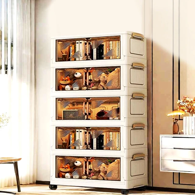 AOTTO 北歐風鐵藝質感桌上四層收納櫃(鐵櫃 文件櫃 桌上