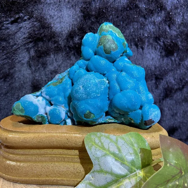 【Cozy 世界水晶原礦與茶】精品硅孔雀原礦 45-5(具有穩定和平衡情緒能力)