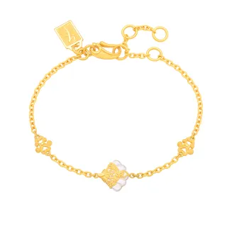 【Just Gold 鎮金店】華爾滋 黃金手鍊