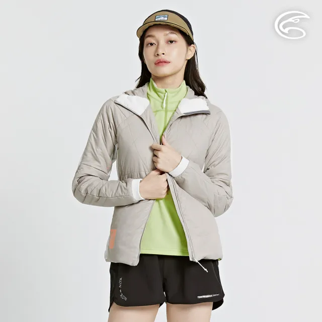【ADISI】女SMAWARM海洋溫控超撥水彈性外套 AJ2421077 栗灰 S-2XL(蚵殼棉 運動外套 抗風 海洋紗)