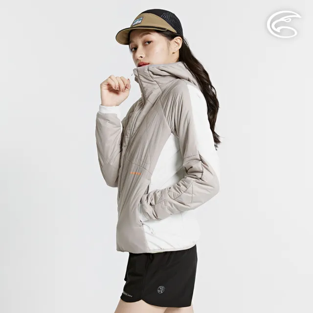 【ADISI】女SMAWARM海洋溫控超撥水彈性外套 AJ2421077 栗灰 S-2XL(蚵殼棉 運動外套 抗風 海洋紗)