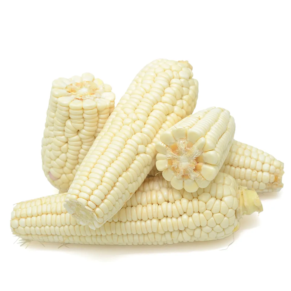 【盛花園蔬果】台南佳里水果玉米1kg x2袋(約10-12支/箱 非基因改造 白色及金黃色隨機出貨)