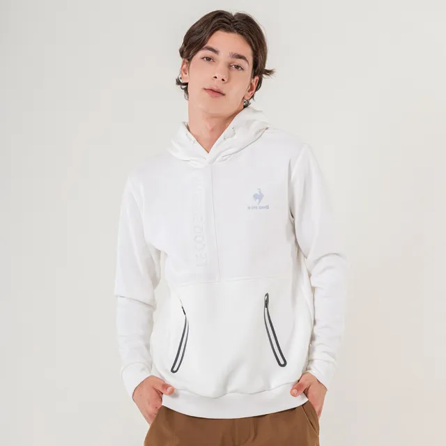【LE COQ SPORTIF 公雞】休閒潮流連帽T恤 男款-3色-LWU21233