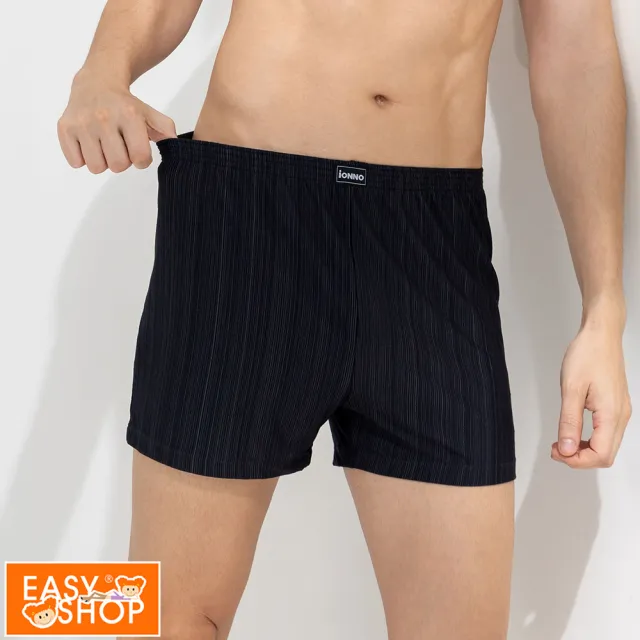 【EASY SHOP】iONNO-Marvelous系列-莫代爾大平口男內褲(黑)