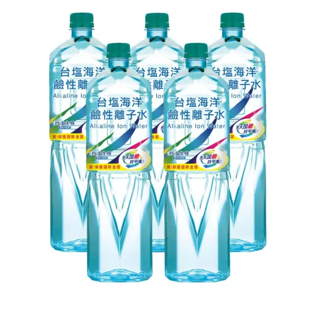 【台鹽】海洋鹼性離子水1500mlx5箱/共60入(官方直營)
