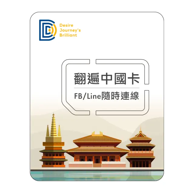 【DJB SIM】翻遍中國卡-中國15天 無限流量吃到飽不降速 上網SIM卡(免翻牆 免設定)