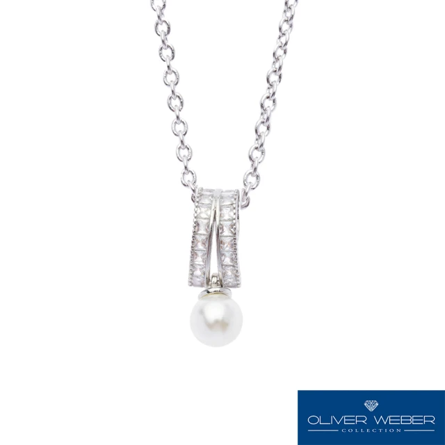 OLIVER WEBER 如願項鍊-銀/金 鋯石項鍊 珍珠項
