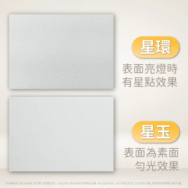 【Everlight 億光】LED 星玉 55W 星環 55W 壁切三段調色 三色 吸頂燈(黃光自然光白光 適用 5-7坪) 全電壓