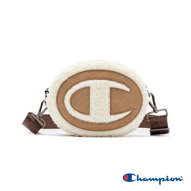 【Champion】雙11 官方直營-品牌經典LOGO絨毛拼接小圓包(4色)