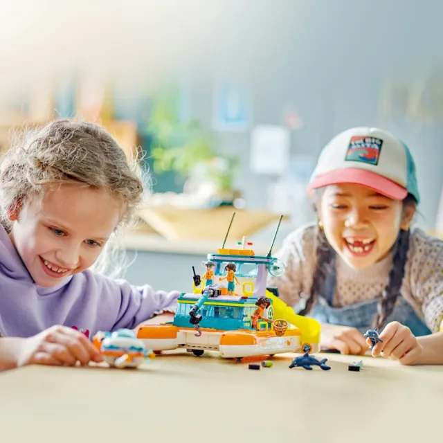 福利品【LEGO 樂高】Friends 41734 海上救援船(家家酒 女孩玩具推薦)