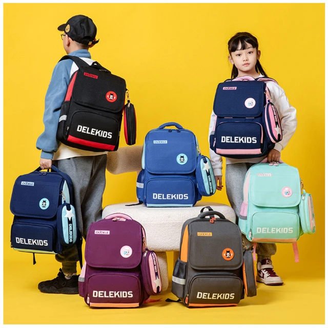 Janyo 宇航員減壓護脊書包 防潑水國小學生書包 大容量雙