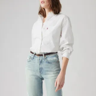 【LEVIS】女款 細版經典雙馬標壓印皮帶 人氣新品 000IZ-0001