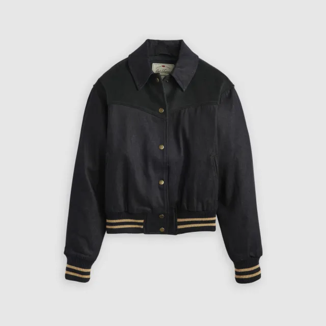 【LEVIS】女款 丹寧牛仔束口夾克 / 外套 熱賣單品 001FN-0000