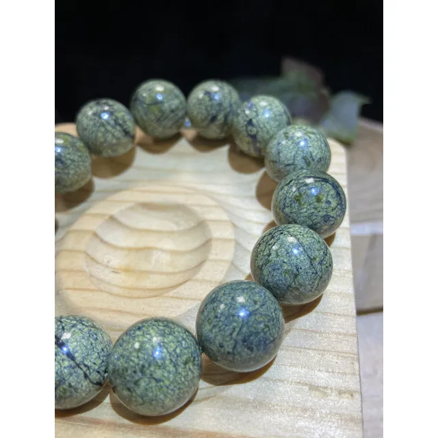 【Cozy 世界水晶原礦與茶】藥王石保健帶磁性手珠17+mm+12-6(蓄元氣養精神 提升元氣)