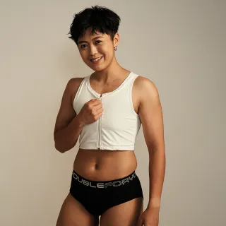 【DOUBLE】REDSTAR束胸 強束運動拉鍊款(S~XL)