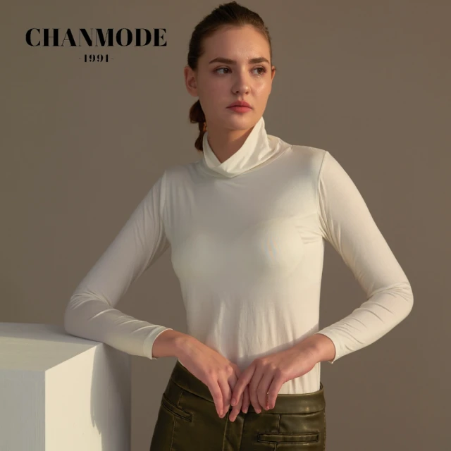 CHANMODE 香茉 高領親膚長袖BRA TOP