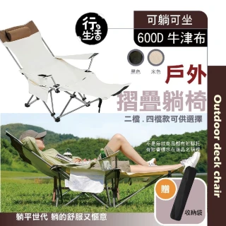 【TBCC】戶外摺疊躺椅(加粗防後翻支架 二檔 腳托 躺椅 可調式折疊 露營椅 午休椅 大川椅 野餐椅 摺疊椅)