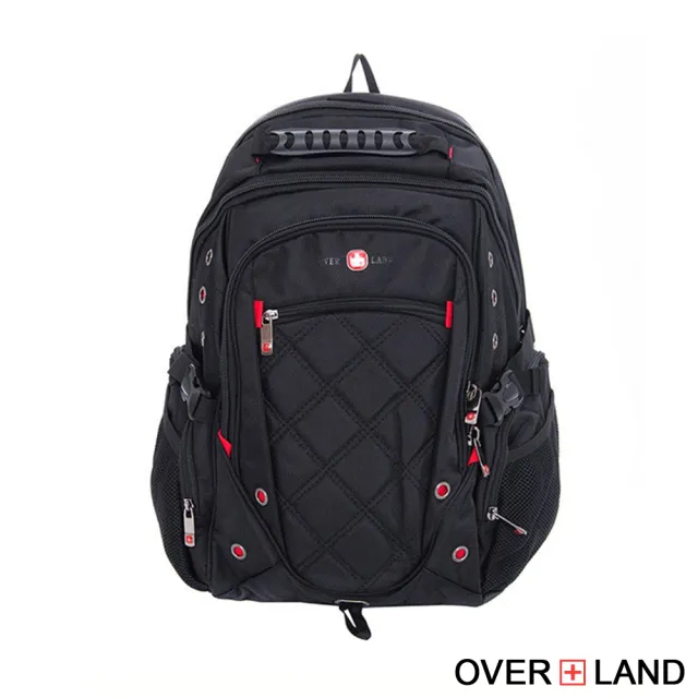 【OverLand】美式十字軍 - 菱格機能筆電大容量後背包(30741)