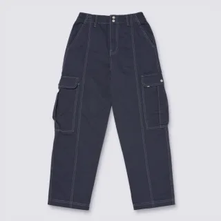 【VANS】官方旗艦 6oz Canvas Sidewalk 女款深藍色工裝長褲