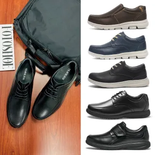 【TRAVEL FOX 旅狐】男鞋 真皮紳士鞋/經典上班鞋/男皮鞋(多款任選)
