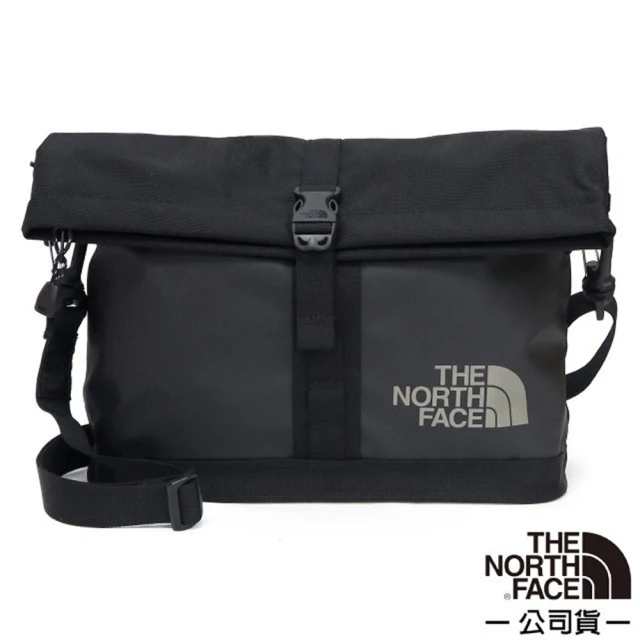 The North Face BASE CAMP SHOULDER BAG 防水耐磨單肩側背包.輕便隨身包.斜背包(8BK6-BIA 黑瀝灰)