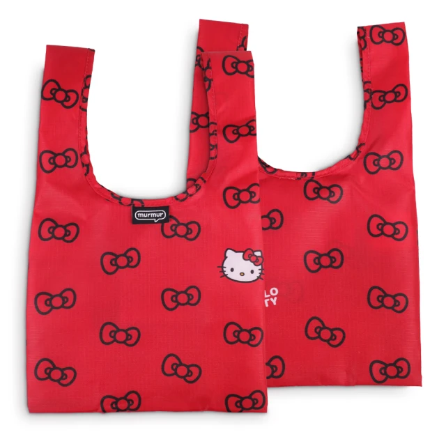 murmur hello kitty（蝴蝶結（紅））(小購物袋.環保袋.收納提袋)