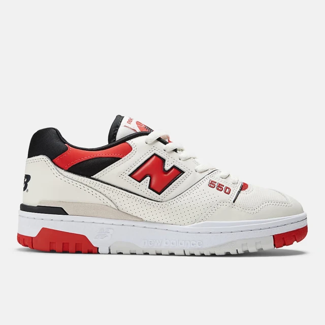 NEW BALANCE 男女 休閒鞋 運動 復古 D楦 皮革 俐落 百搭 穿搭 NB550 奶油紅(BB550VTB)