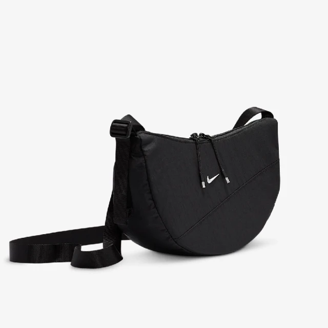 NIKE 耐吉 NK AURA CRESCENT CROSSBODY 黑色 月形 斜背包 休閒包 黑 男女款(HQ437-001)