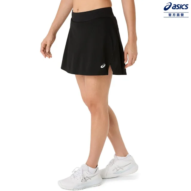 【asics 亞瑟士】網球裙 女款 海外版型 網球下著(2042A369-001)