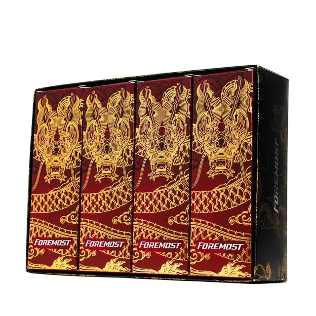【Foremost】ProTourX3 紅白雙煞 三層球 高爾夫球 12入(色球 白球 超遠距)