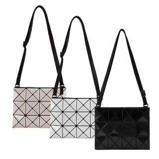【ISSEY MIYAKE 三宅一生】BAOBAO LUCENT 3X4亮面小斜背(多色選)