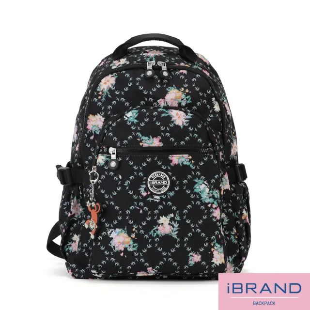 【iBrand】雙11 簡約超輕盈尼龍口袋後背包(喵星花園)