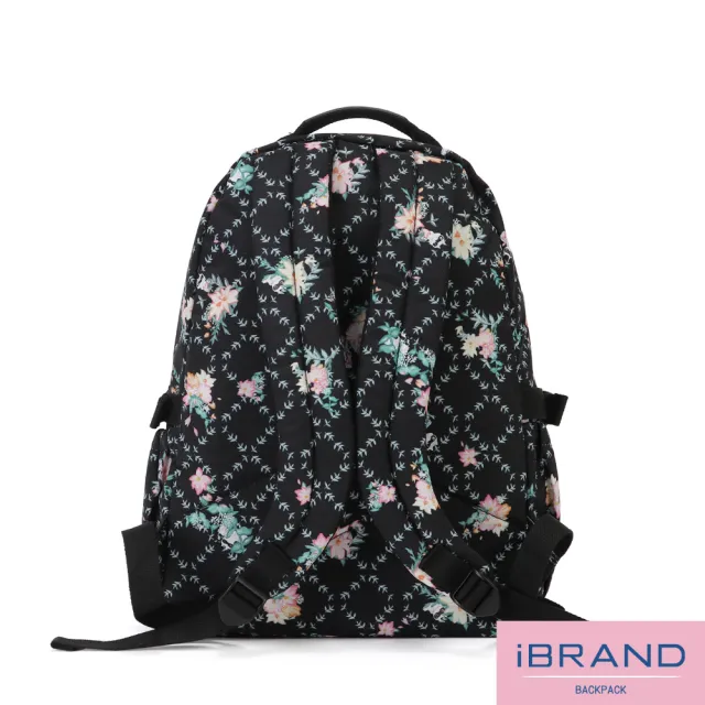 【iBrand】雙11 簡約超輕盈尼龍口袋後背包(喵星花園)