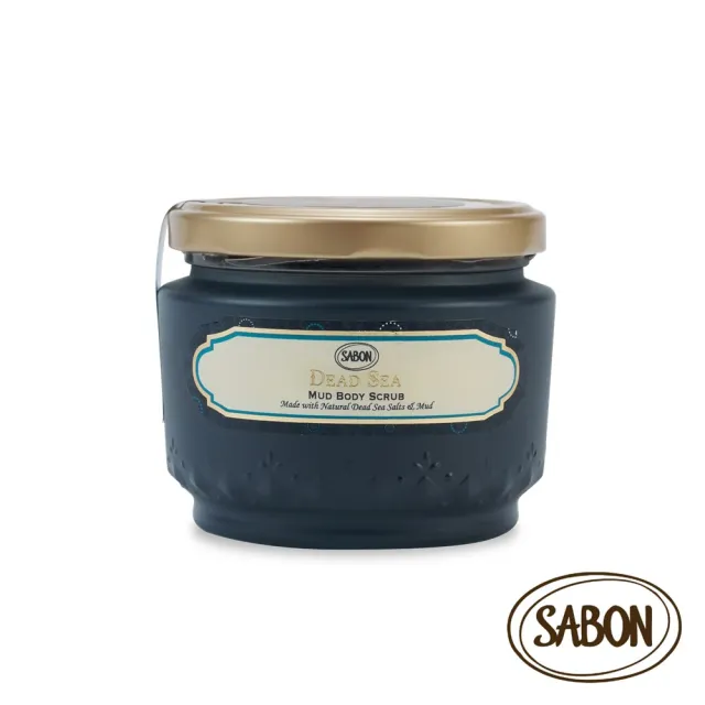 【SABON】官方直營 死海黑礦泥身體磨砂膏320g(極致護膚系列)