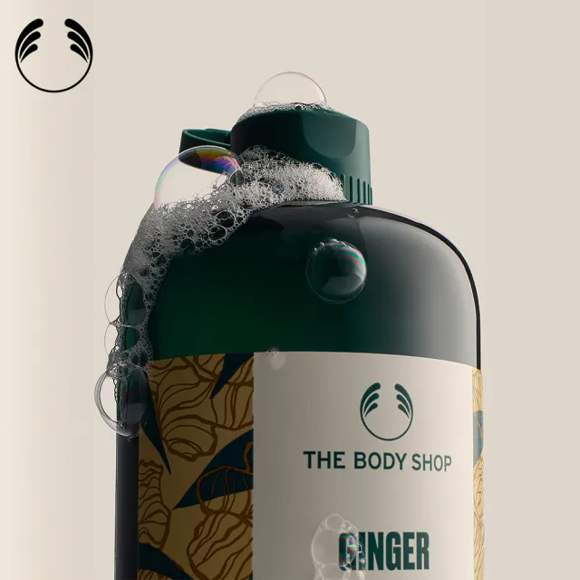 【THE BODY SHOP 美體小舖】薑根鏗活調理洗髮精-400ML